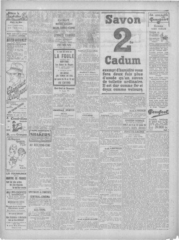 18/05/1929 - Le petit comtois [Texte imprimé] : journal républicain démocratique quotidien