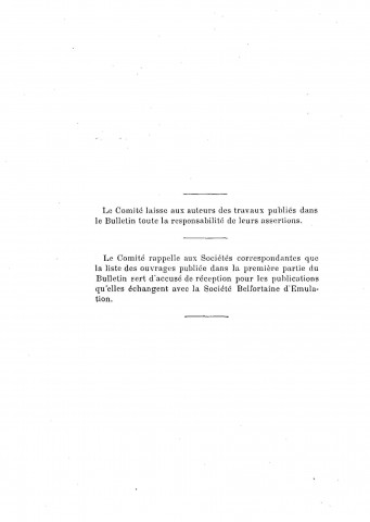 01/01/1899 - Bulletin de la Société belfortaine d'émulation [Texte imprimé]