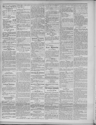 13/03/1925 - La Dépêche républicaine de Franche-Comté [Texte imprimé]