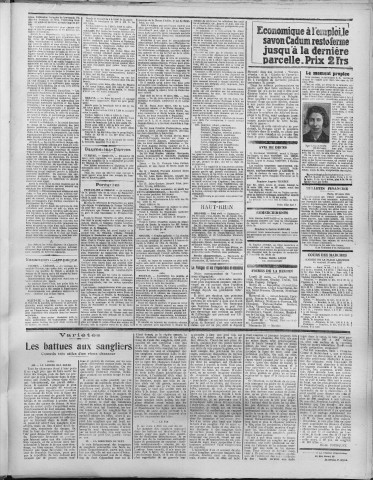 21/03/1925 - La Dépêche républicaine de Franche-Comté [Texte imprimé]