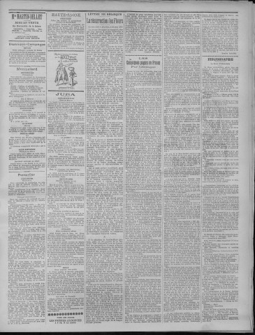 19/03/1923 - La Dépêche républicaine de Franche-Comté [Texte imprimé]