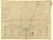 Hôtels Tassin de Villiers et Tassin de Moncourt, à Orléans. Elévation d'une entrée / Pierre-Adrien Pâris , [S.l.] : [P.-A. Pâris], [1791]