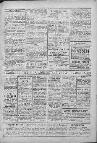 25/06/1893 - La Franche-Comté : journal politique de la région de l'Est