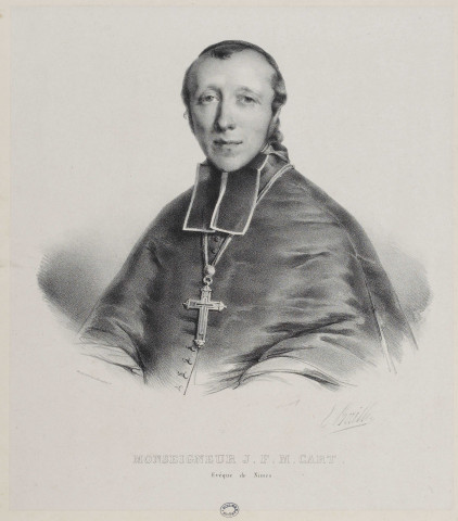 Monseigneur J. F. M. Cart, évêque de Nîmes [image fixe] 1850/1900
