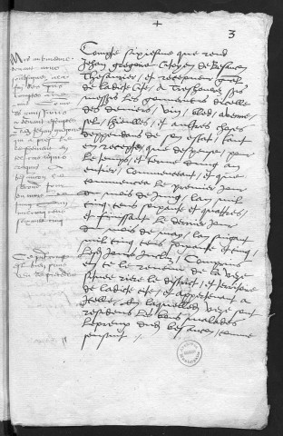 Comptes de la Ville de Besançon, recettes et dépenses, Compte de Jehan Grégoire(1er juin 1564 - 31 mai 1565)