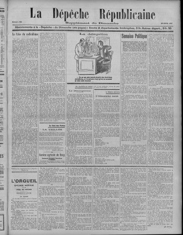 28/04/1907 - La Dépêche républicaine de Franche-Comté [Texte imprimé]