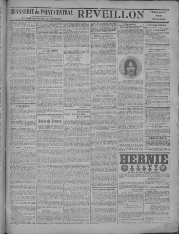 24/12/1919 - La Dépêche républicaine de Franche-Comté [Texte imprimé]