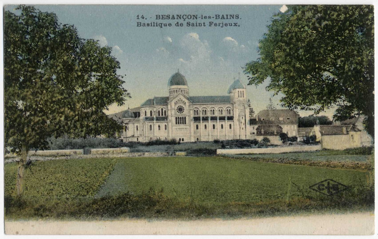 Besançon-les-Bains Basilique de Saint-Ferjeux [image fixe] , Besancon : Etablissements C. Lardier, 1914/1930