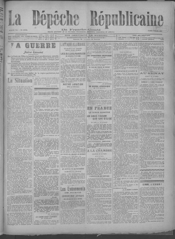 30/03/1918 - La Dépêche républicaine de Franche-Comté [Texte imprimé]