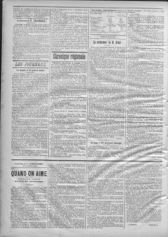 14/02/1892 - La Franche-Comté : journal politique de la région de l'Est