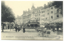 Besançon - Fêtes présidentielles des 13, 14 et 15 août 1910. Fontaine de la Rue des Boucheries [image fixe] , Paris : I P M, 1910