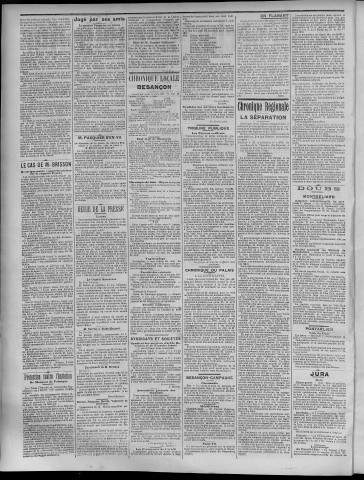 02/03/1905 - La Dépêche républicaine de Franche-Comté [Texte imprimé]