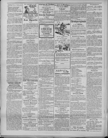 22/01/1925 - La Dépêche républicaine de Franche-Comté [Texte imprimé]