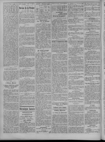 25/04/1911 - La Dépêche républicaine de Franche-Comté [Texte imprimé]