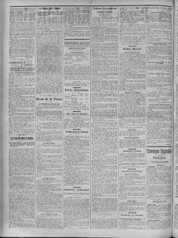 14/11/1908 - La Dépêche républicaine de Franche-Comté [Texte imprimé]