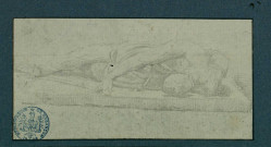 Personnage couché , [S.l.] : [s.n.], [1700-1800]