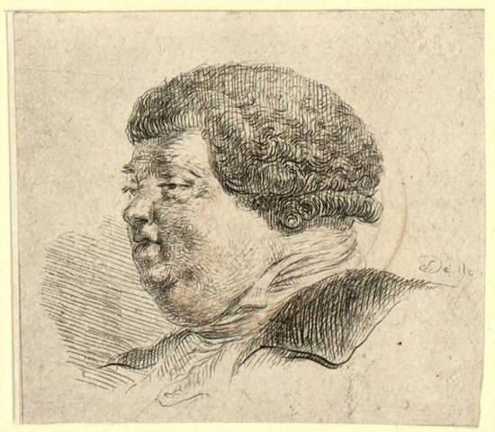 Portrait d'homme aux traits bouffis [Image fixe] / Denon , 1747/1825