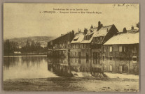 Besançon - Inondations des 20-21 janvier 1910 - Remparts dérasés et Rue Glères-St-Esprit. [image fixe] , 1904/1910