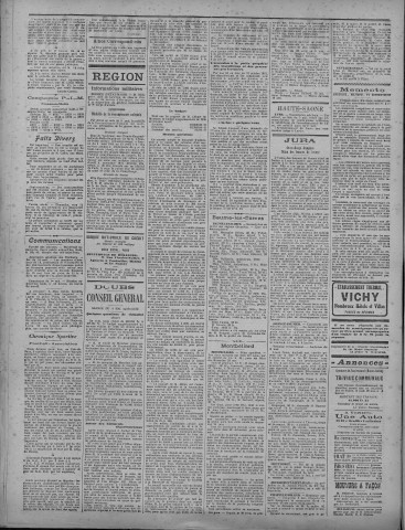 10/05/1920 - La Dépêche républicaine de Franche-Comté [Texte imprimé]