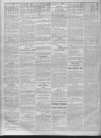 04/08/1908 - La Dépêche républicaine de Franche-Comté [Texte imprimé]