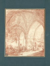 48 - Une fontaine dans des ruines médiévales , [France], [1765]