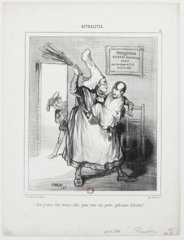 [Sevrage démocratique] [image fixe] / Cham , Paris : chez Aubert Pl. de la Bourse ; Imp. Aubert & Cie, 1848/1852