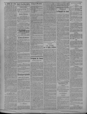 21/08/1922 - La Dépêche républicaine de Franche-Comté [Texte imprimé]