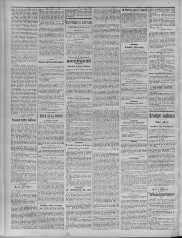 15/04/1907 - La Dépêche républicaine de Franche-Comté [Texte imprimé]