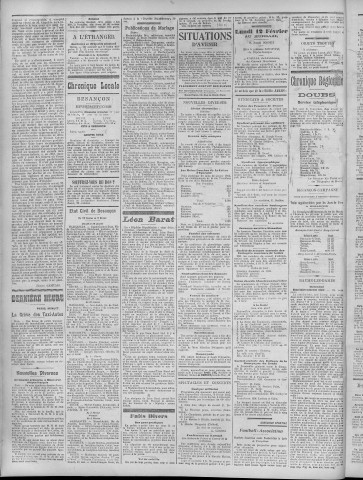 04/02/1912 - La Dépêche républicaine de Franche-Comté [Texte imprimé]
