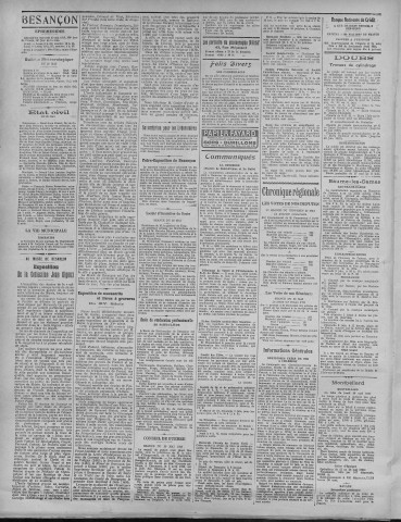 30/05/1923 - La Dépêche républicaine de Franche-Comté [Texte imprimé]