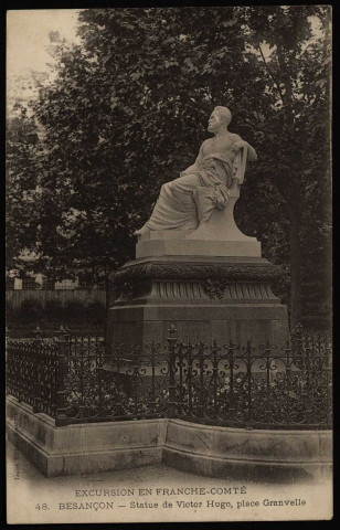 Besançon - Statue de Victor Hugo, place Granvelle [image fixe] , Besançon : Reulet éditeur, 1902-1903