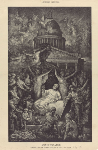 Anniversaire [image fixe] / par M. A. Joliet ; F. Chifflart , Paris : , 1886