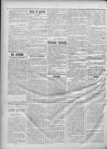01/09/1897 - La Franche-Comté : journal politique de la région de l'Est