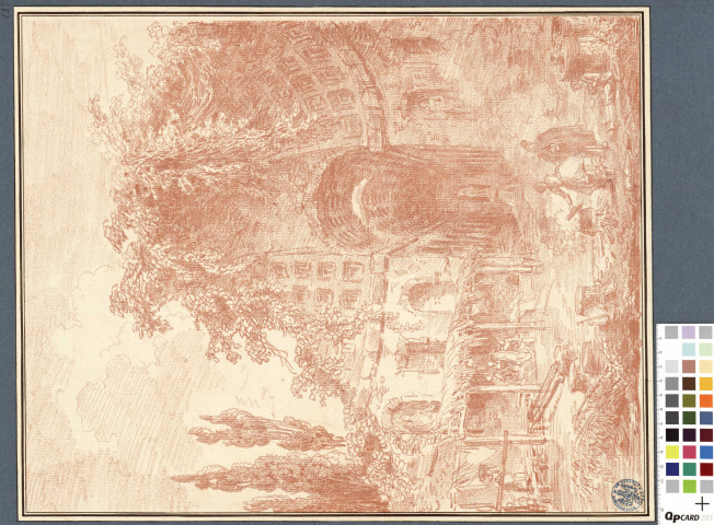 23 - Ruines inspirées par le Canope de la Villa Adriana , [Rome], 1765