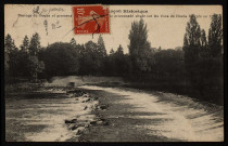 Barrage du Doubs et promenade [Micaud. Cette belle] promenade située sur les rives du Doubs fut crée en 1843 [image fixe] , Paris : I P M, 1904/1915