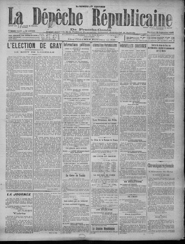 28/09/1928 - La Dépêche républicaine de Franche-Comté [Texte imprimé]