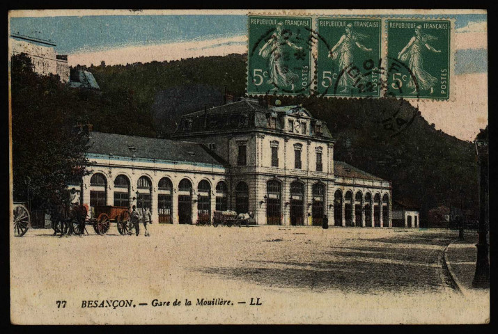 Besançon - Besançon - Gare de la Mouillère. [image fixe] , Besançon : LL., 1904/1919