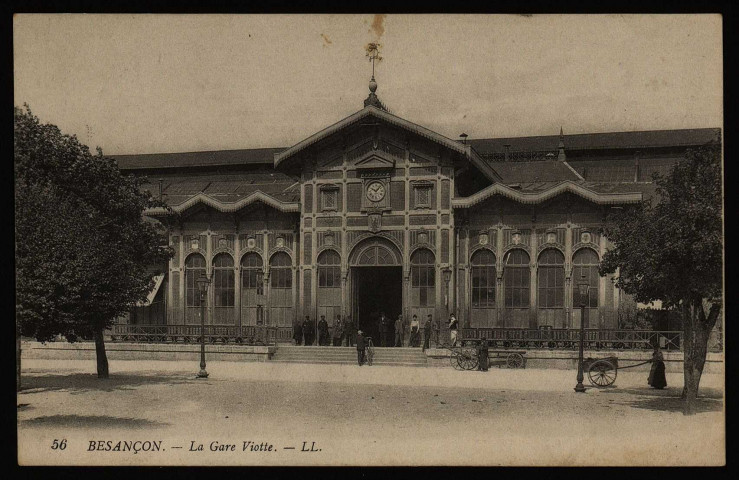 Besançon - Besançon - La Gare Viotte. [image fixe] , Besançon : LL., 1900/1910