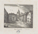 Place St. Quentin, St Jean Collégiale, Porte des romains [image fixe] / C D M. s. 1817 , 1817