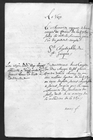 Comptes de la Ville de Besançon, recettes et dépenses, Compte de François Morel (1er juin 1672 - 31 mai 1674)
