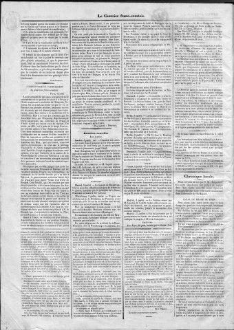 08/07/1866 - Le Courrier franc-comtois [Texte imprimé]