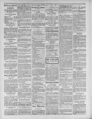 03/03/1926 - La Dépêche républicaine de Franche-Comté [Texte imprimé]