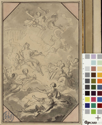 Apollon et les Muses / Jean-Honoré Fragonard , [S.l.] : [J.-H. Fragonard], [circa 1755]