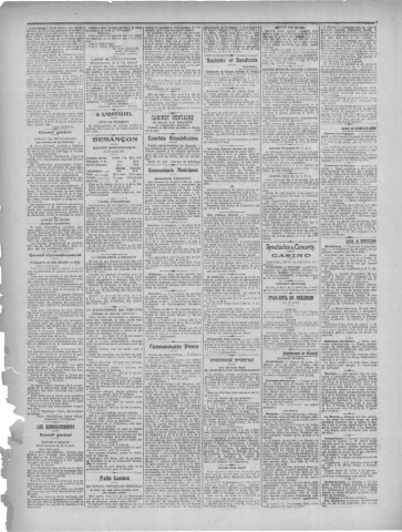 24/07/1925 - Le petit comtois [Texte imprimé] : journal républicain démocratique quotidien