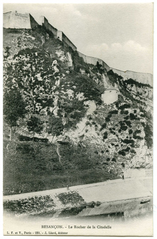 Besançon. Le Rocher de la Citadelle [image fixe] , Besançon : J. Liard, 1904/1908