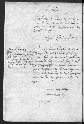 Comptes de la Ville de Besançon, recettes et dépenses, Compte de Nicolas Grandmougin (1er juin 1640 - 31 mai 1641)