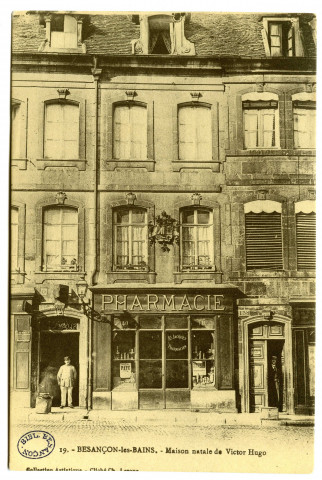 Besançon-les-Bains. - maison natale de Victor Hugo [image fixe] , Besançon, 1904/1930