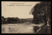 Besançon - Besançon - Barrage St-Paul et la Citadelle [image fixe] , Besançon : Teulet, Edit. Besançon, 1903/1908