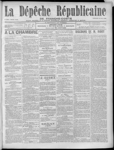 26/05/1905 - La Dépêche républicaine de Franche-Comté [Texte imprimé]