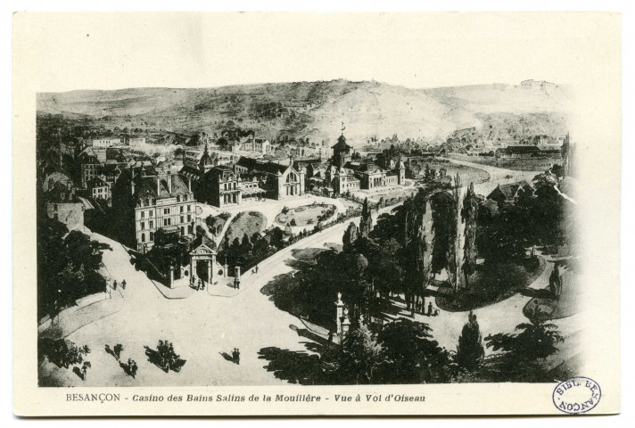 Besançon - Les Bains à Vol d'Oiseau [image fixe] , 1904/1908